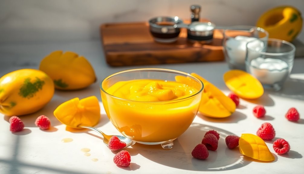 mango puree preparation steps