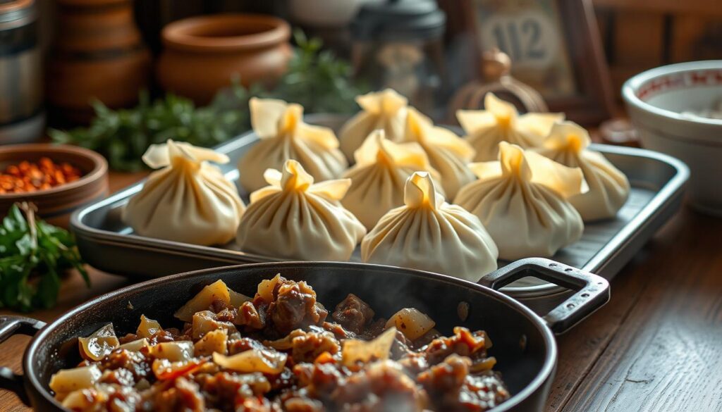 manti traditional dumplings