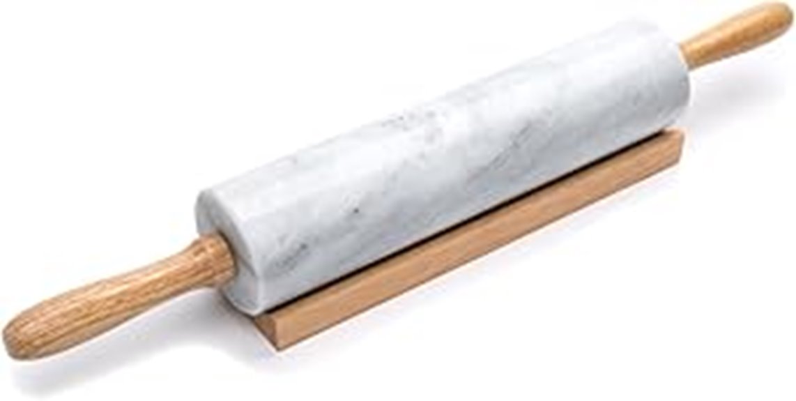 marble rolling pin set