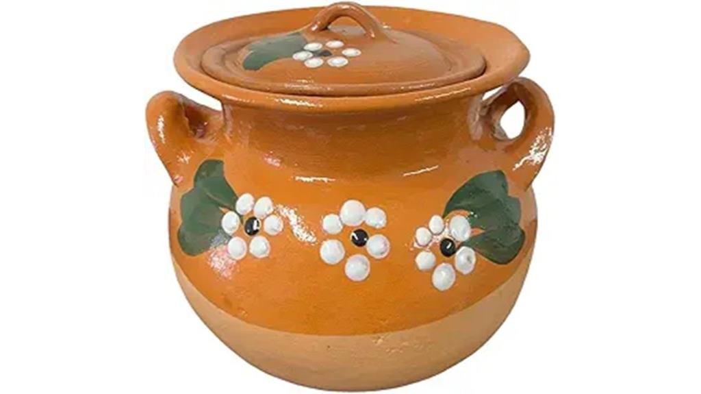 mexican clay cooking pot