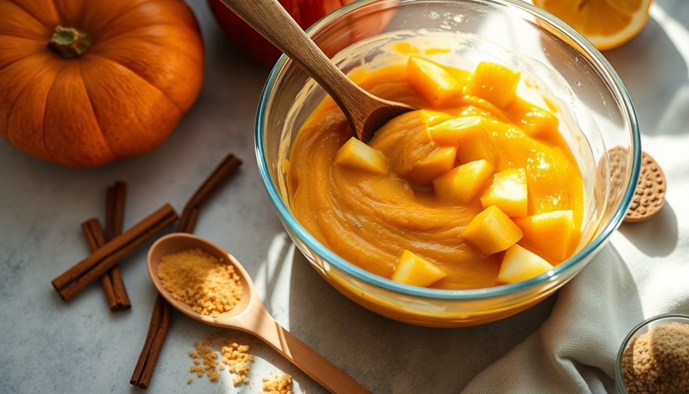 mix pumpkin and apple