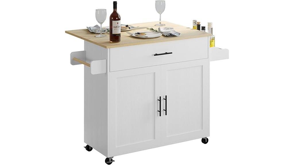 mobile kitchen island table