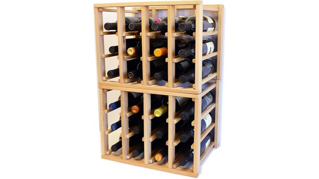 modular stackable wine rack