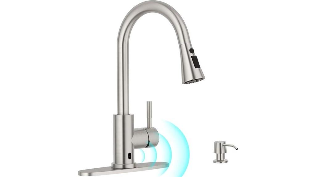 motion sensor kitchen faucet