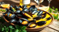mussels with creamy sauce