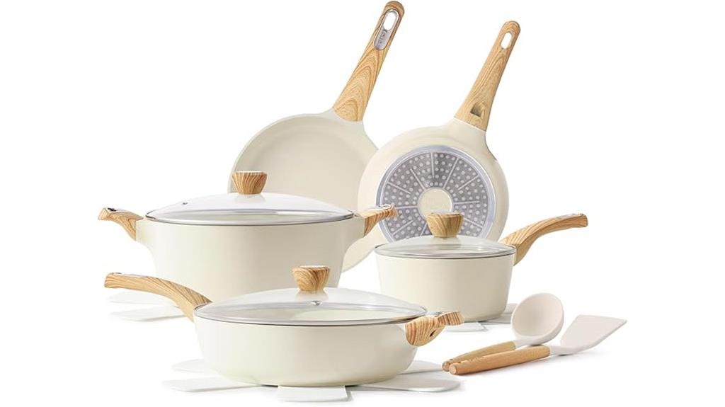 nonstick ceramic cookware set