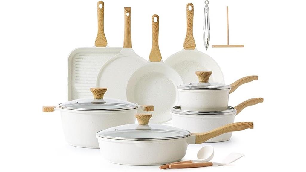 nonstick ceramic cookware set