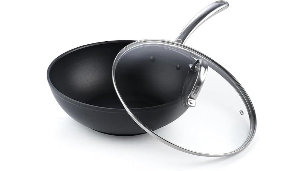 nonstick stir fry wok pan