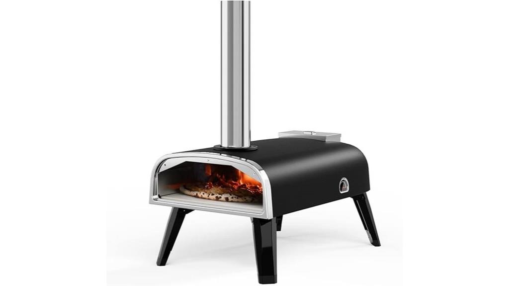 outdoor wood fired pizza oven