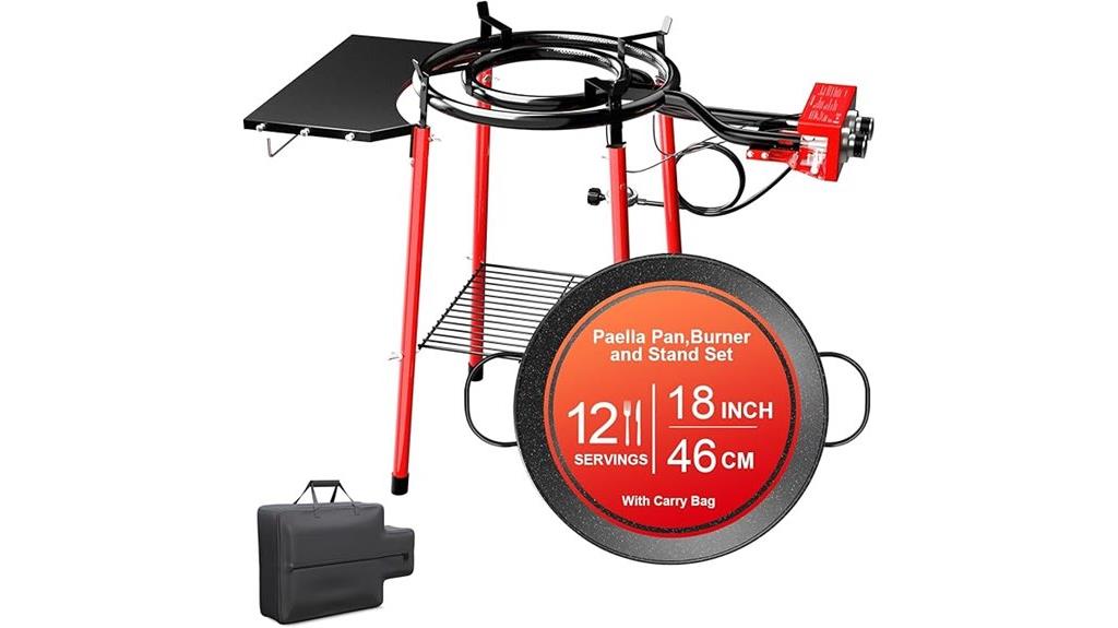 paella pan and burner