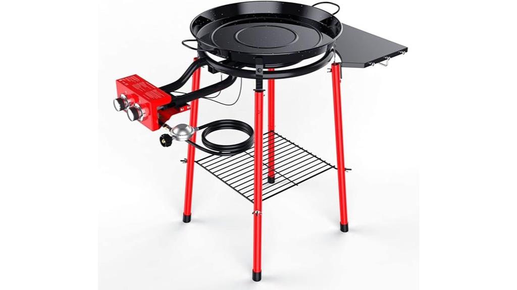 paella pan and burner