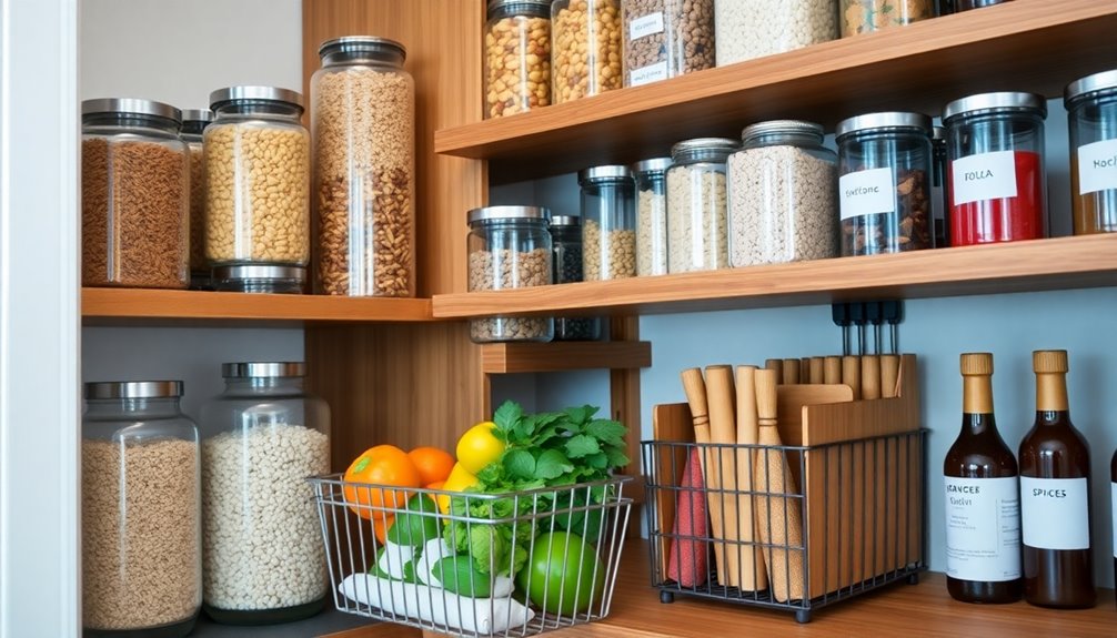 pantry organization and style