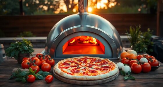 perfectly cooked pizza ovens