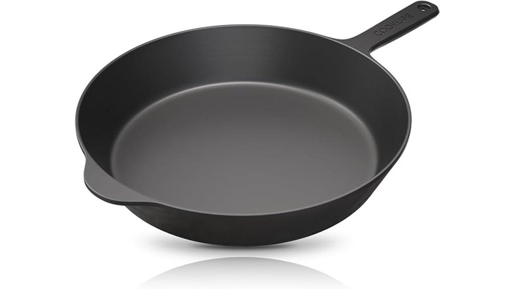 pre seasoned cast iron skillet