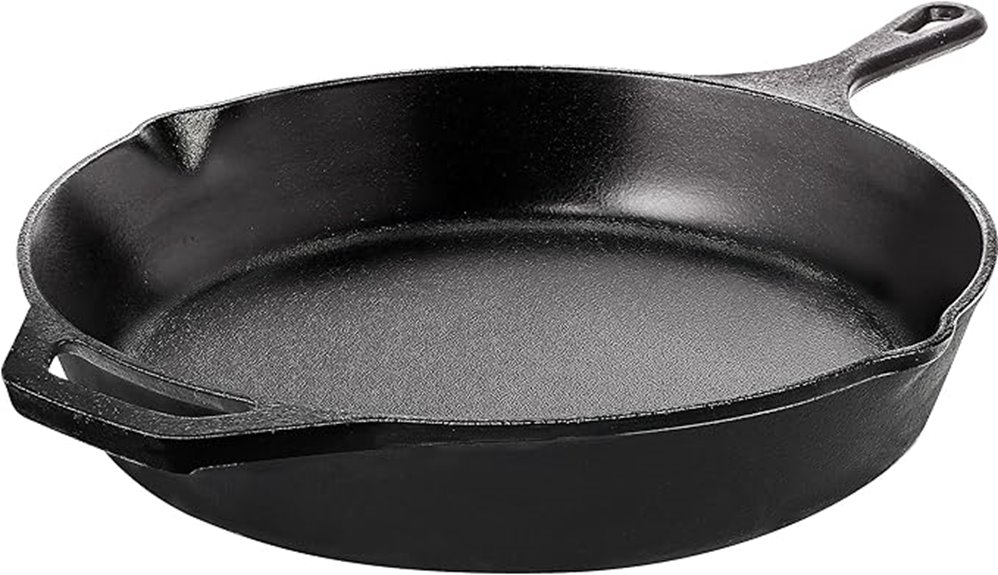 pre seasoned cast iron skillet