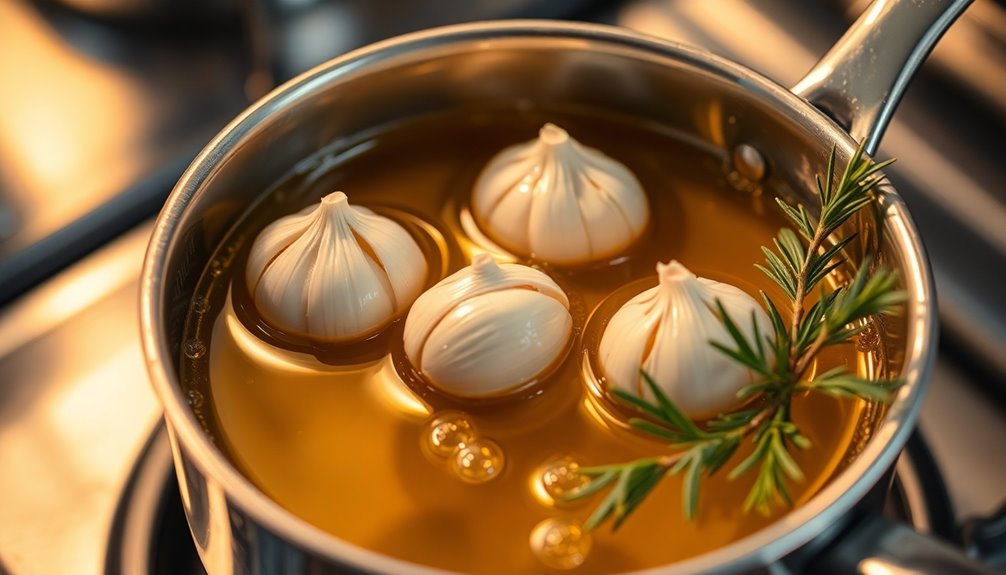 prepare garlic infused oil