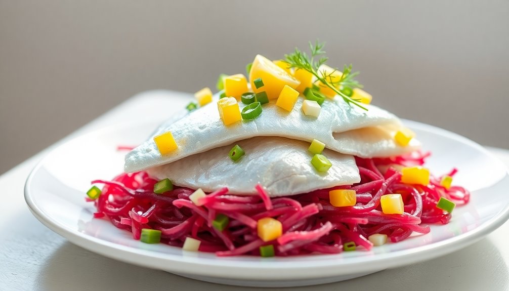 prepare herring fillets carefully