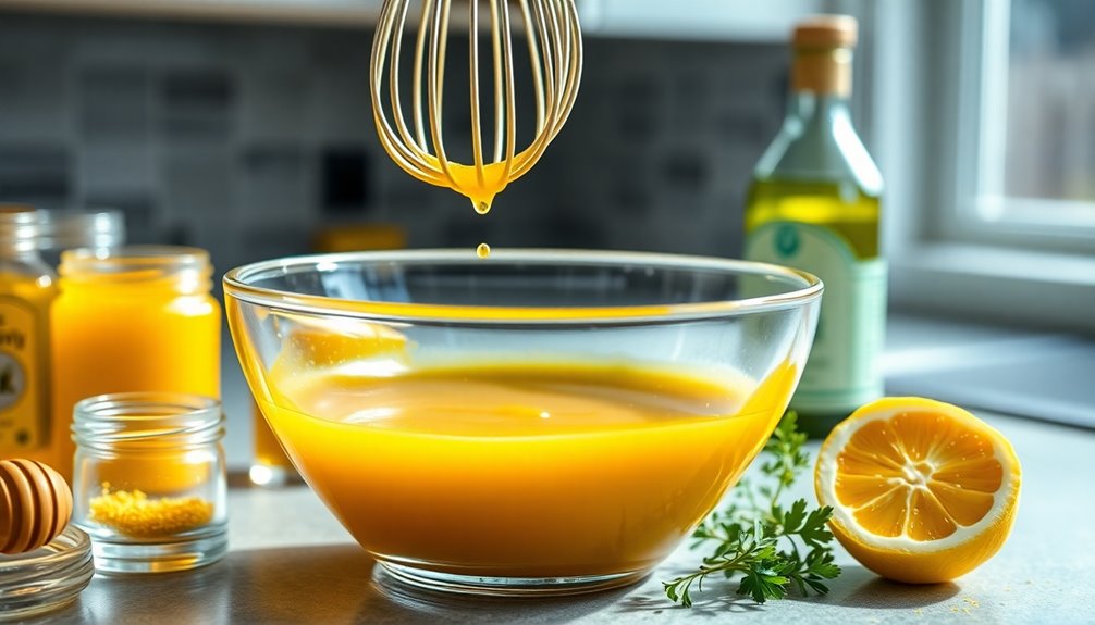 prepare honey mustard dressing