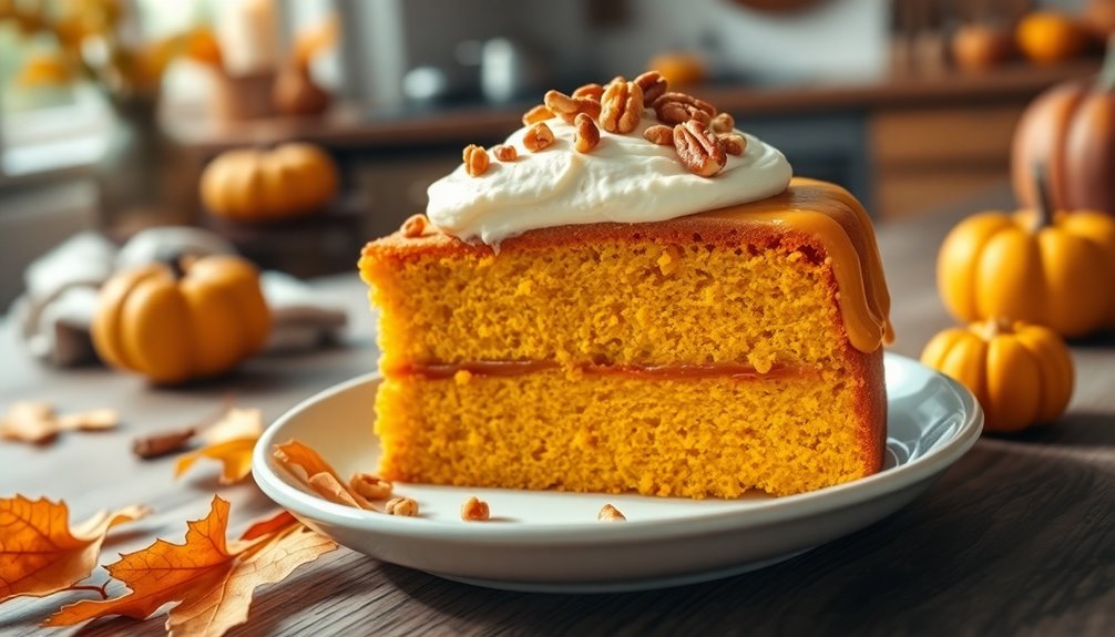 pumpkin flavored honey cake