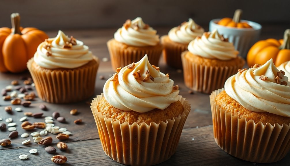 pumpkin flavored oatmeal cupcakes recipe