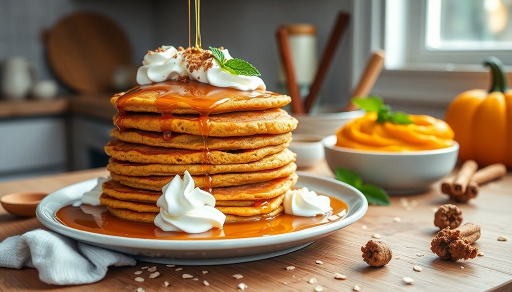 pumpkin oat pancake recipe