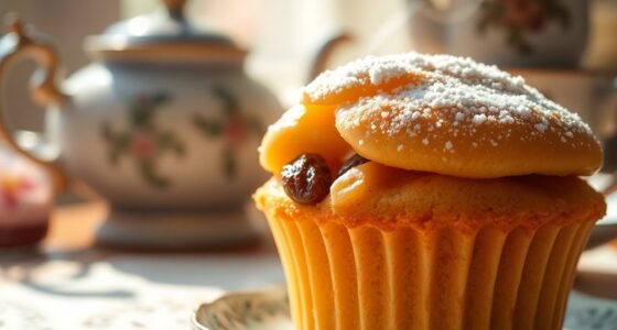 raisin filled tea cupcake recipe