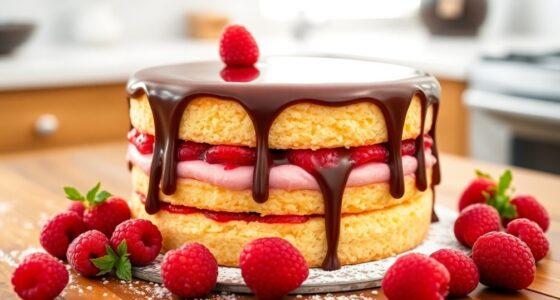 raspberry pink anise cake