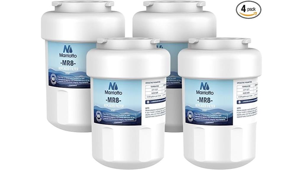 refrigerator water filter pack