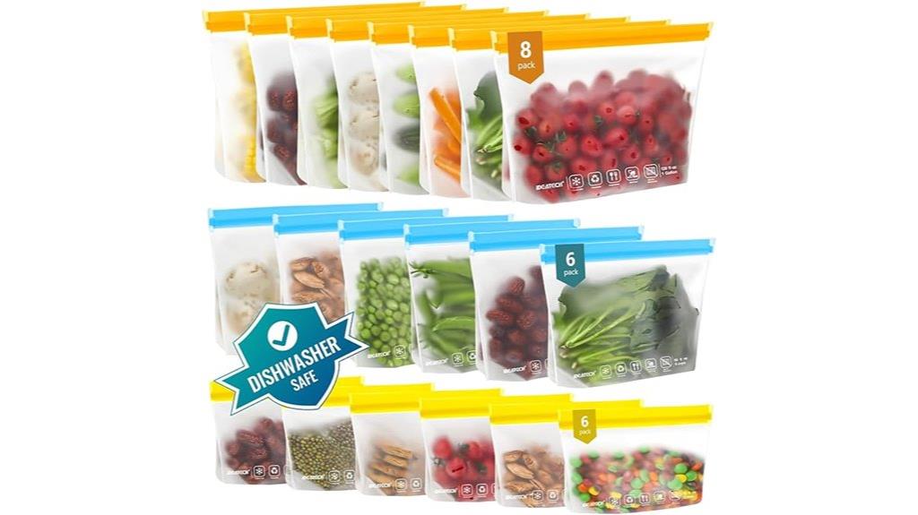 reusable dishwasher safe bags