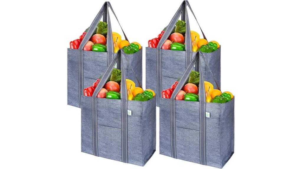 reusable grocery bags set