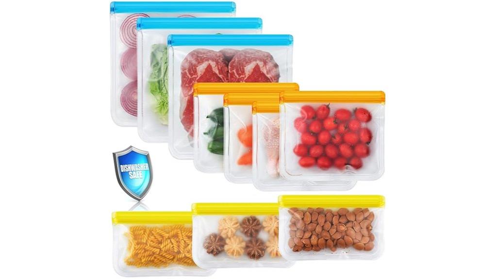reusable silicone dishwasher bags