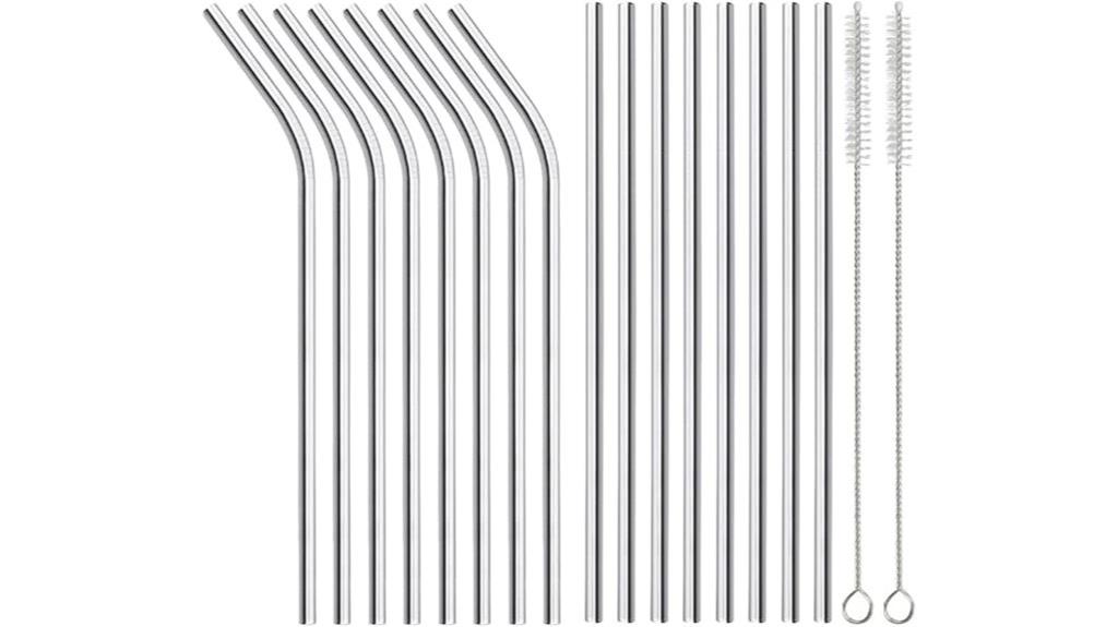 reusable stainless steel straws