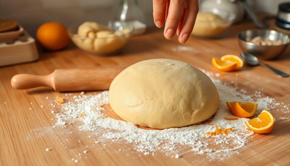 roll the dough flat