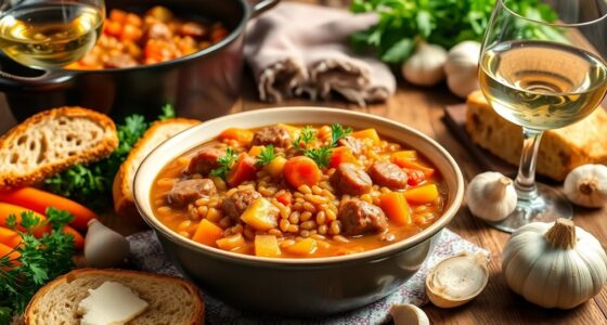 sausage barley stew recipe