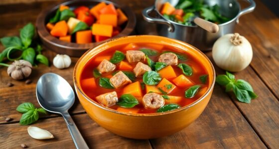 sausage based hearty soup recipe