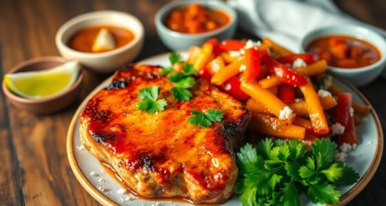 savory mexican style pork chops