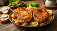 savory pork and potatoes