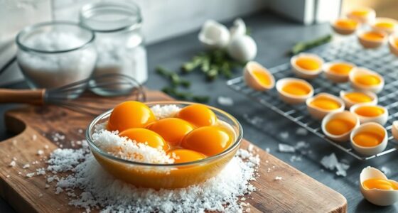 savory preserved egg yolks