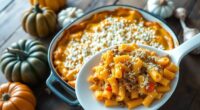 savory pumpkin meat casserole