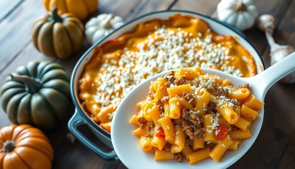 savory pumpkin meat casserole