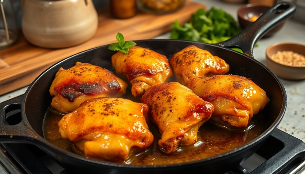 sear chicken until golden