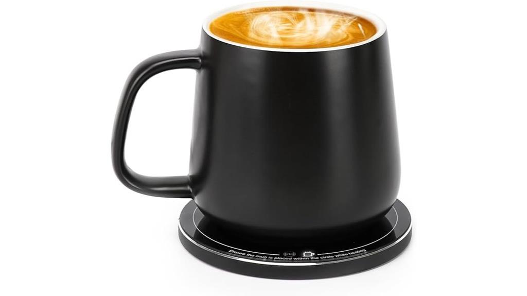 self heating charging coffee mug