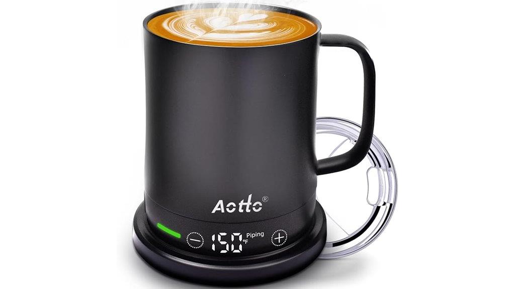 self heating rechargeable coffee mug