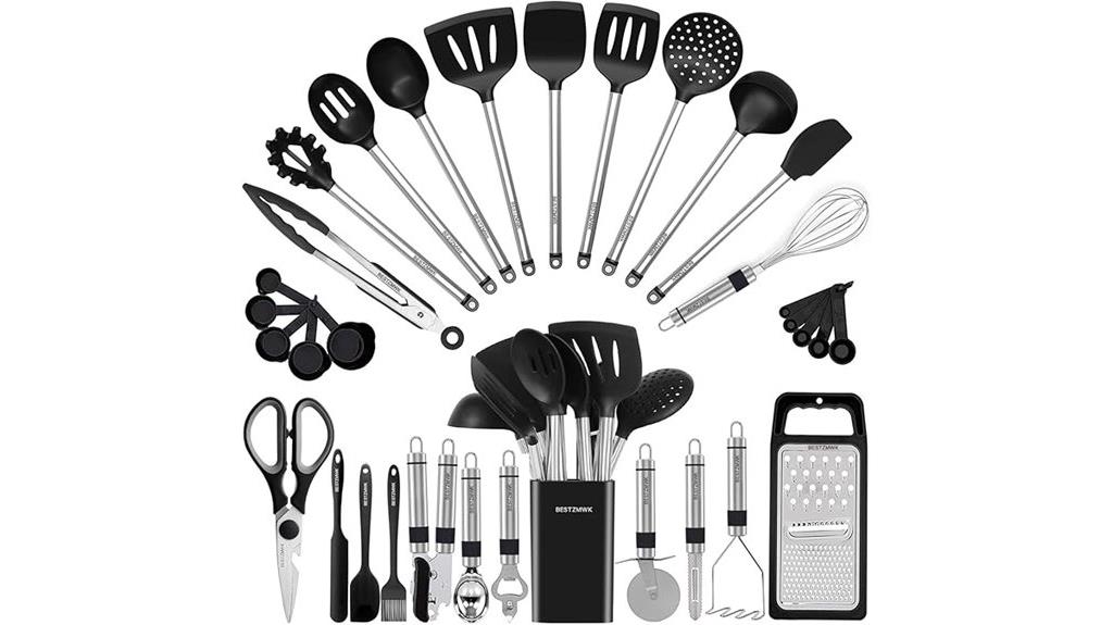 silicone cooking utensil set