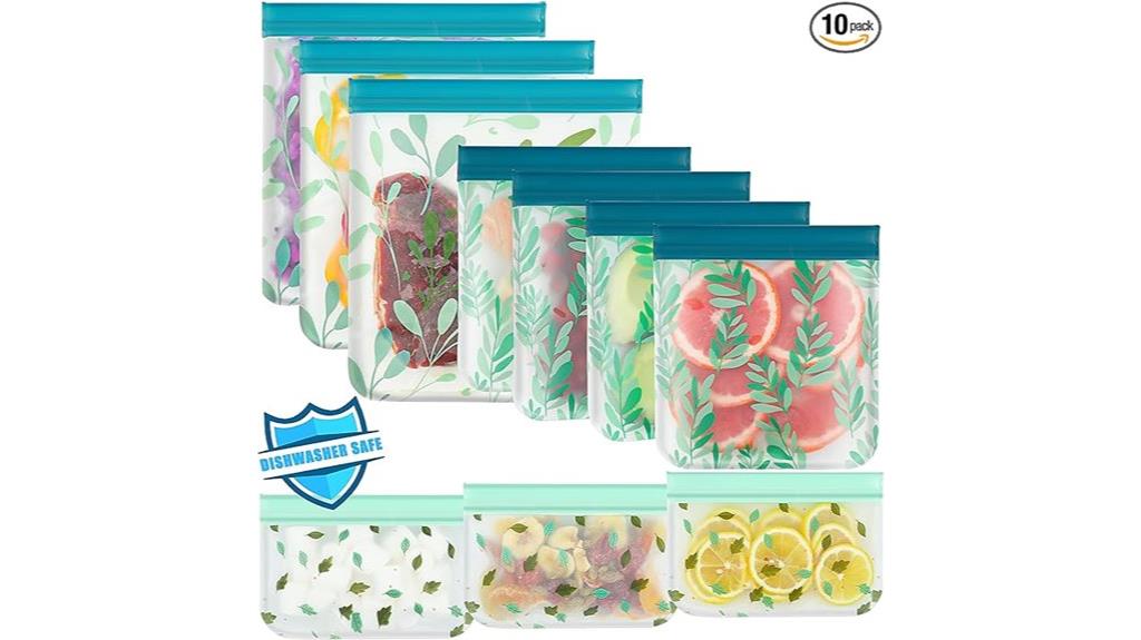 silicone food storage bags