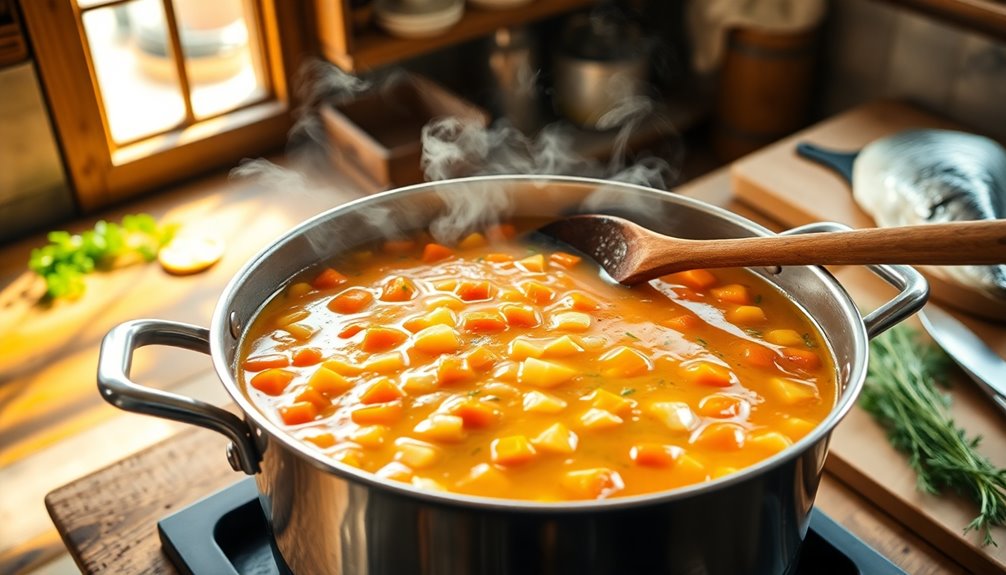 simmer mixture until thickened