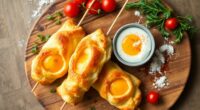skewered georgian cheese bread