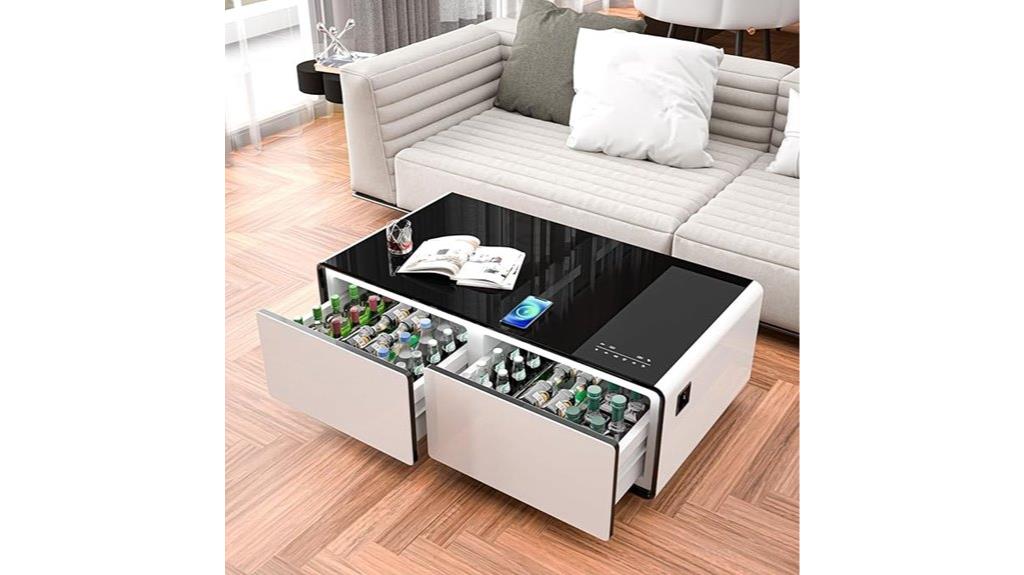 smart table with amenities
