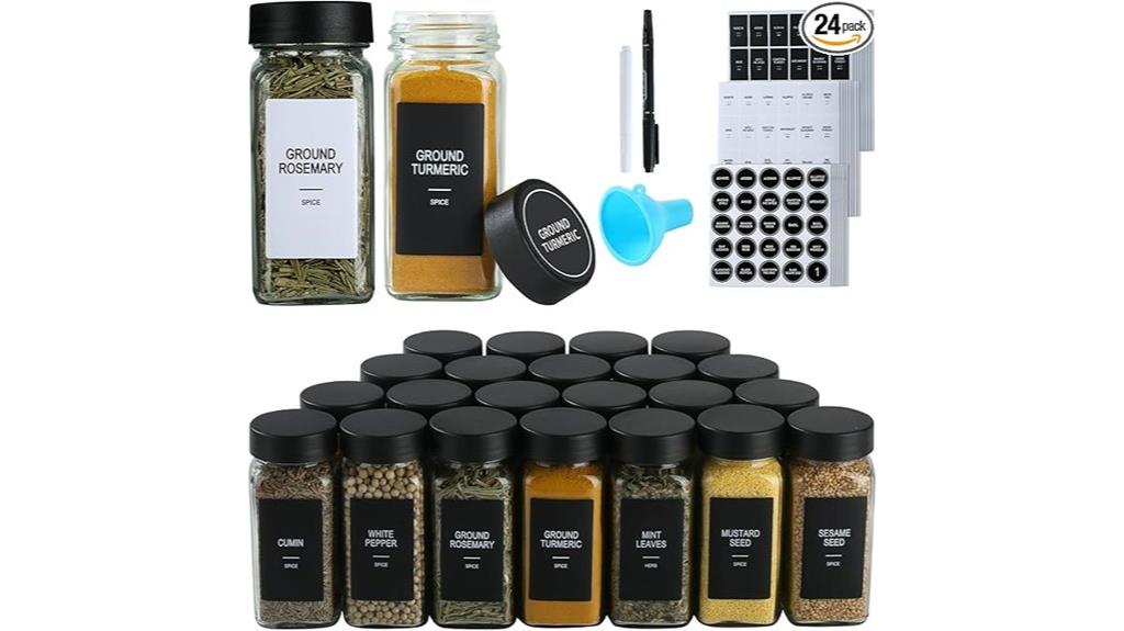 spice jar labeling set