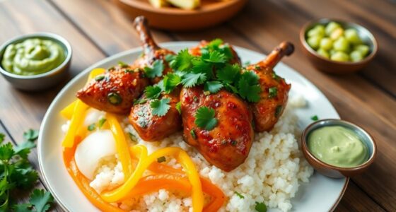 spicy chicken hearts dish